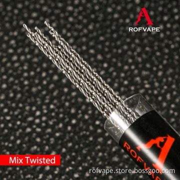 Target Mini Box Mod Atomizer Hating Heating Coil And Cotton Rofvape RDA Atomizer DIY wire